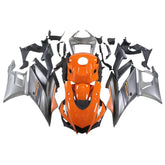 Orange Silver Fairing Kit For Yamaha R3/R25 2022-2023