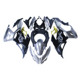 Silver Black Fairing Kit For Kawasaki NINJA400/EX400 2018-2023