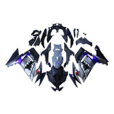 Silver Black Fairing Kit For Kawasaki ER6F/Ninja650R 2020-2022