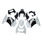 White and Black Fairing Kit For Kawasaki EX250/NINJA250 2008-2012