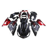 Black Red Fairing Kit For Kawasaki ZX-14R/ZZ-R1400 2006-2011