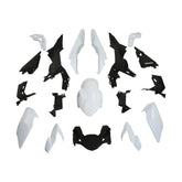 Black and White Fairing Kit For Kawasaki Z650 2017-2019
