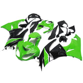 Green Black Fairing Kit For Kawasaki ZX-6R 2009-2012