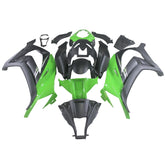 Black Green Fairing Kit For Kawasaki ZX-10R 2011-2015