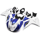 Blue and White Fairing Kit For Suzuki GSXR600/GSXR750 2011-2019