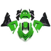 Black Green and Red Fairing Kit For Kawasaki ZX-10R 2004-2005