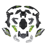 Black Green Fairing Kit For Kawasaki Z650 2017-2019