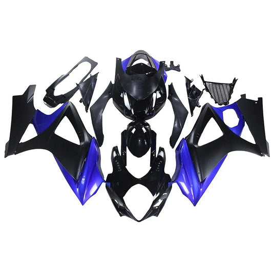 Blue Black Fairing Kit For Suzuki GSXR1000 K7 2007-2008