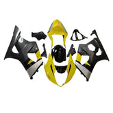 Yellow and Black Fairing Kit For Suzuki GSXR1000 K3 2003-2004