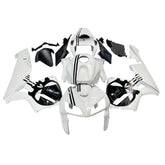 Black and White Fairing Kit For Honda CBR600RR F5 2005-2006