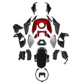 Red Silver Black Fairing Kit For Honda CB650R 2021-2023