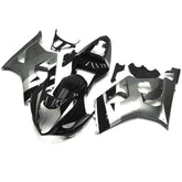 Silver Black Fairing Kit For Suzuki GSXR1000 K3 2003-2004