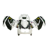 Kawasaki EX250 / Ninja 250 2008-2012 White Monster Edition full fairing kit set view