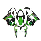 Kawasaki ZX-6R / 636 2000-2002 Green Monster Edition full fairing kit set view
