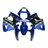 Kawasaki ZX-6R / 636 2000-2002 Blue Raindrop Edition full fairing kit set view
