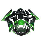 Kawasaki ZX-6R / 636 2003-2004 Green Monster Edition fairing kit front view