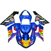 Kawasaki ZX-6R / 636 2005-2006 Black, Yellow, and Red Bull Edition fairing kit front view