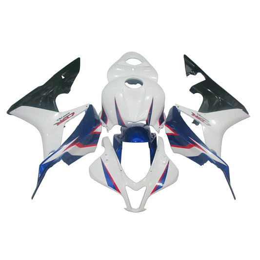 Honda CBR600RR 2007-2008 Red Blue White Fairing Kit-1