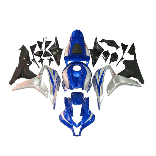 Honda CBR600RR 2007-2008 Blue Sliver Black Fairing Kit