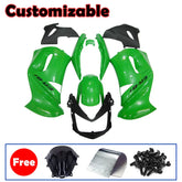 Kawasaki Ninja 650R / ER-6F 2006-2008 Green and Black Fairing Kit