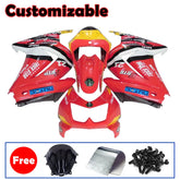 Kawasaki EX250 / Ninja 250 2008-2012 Red and White Style Fairing Kit