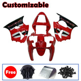 Kawasaki ZX-6R / 636 2000-2002 Red and Black Fairing Kit
