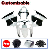 Kawasaki ZX-6R / 636 2000-2002 Black and White Fairing Kit