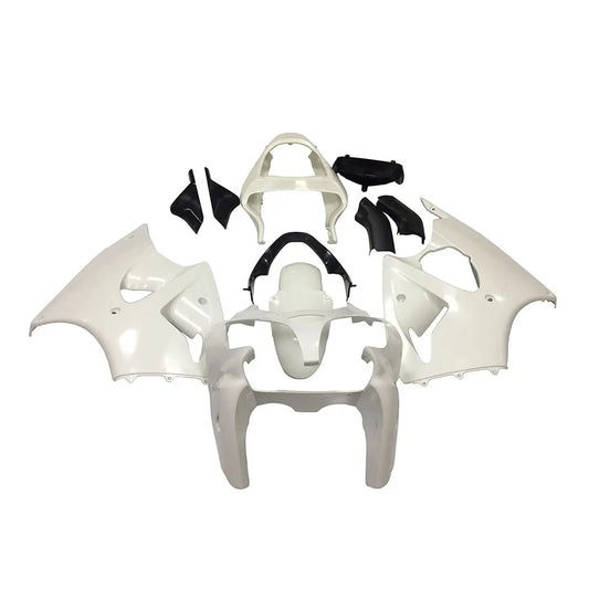 Kawasaki ZX-6R / 636 2000-2002 White Fairing Kit (Freely Paintable)
