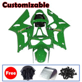 Kawasaki ZX-6R / 636 2003-2004 Solid Green Fairing Kit