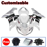 Kawasaki ZX-6R / 636 2005-2006 Black and White WEST Edition Fairing Kit