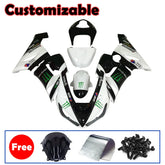 Kawasaki ZX-6R / 636 2005-2006 Black, White, and Green Monster Edition Fairing Kit without Logos