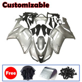 Kawasaki ZX-6R / 636 2007-2008 Grey and Silver Fairing Kit