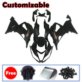 Kawasaki ZX-6R / 636 2013-2018 Gloss Black and Matte Black Fairing Kit