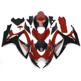 Red Black Fairing Kit For Suzuki GSXR600/GSXR750 K6 2006-2007