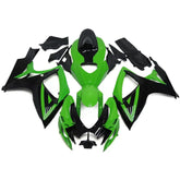 Black Green Fairing Kit For Suzuki GSXR600/GSXR750 K6 2006-2007