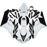Black and White Fairing Kit For Honda CBR1000RR 2004-2005
