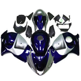 Suzuki GSXR1300 Hayabusa Silver-Blue Fairing Kit - Close-Up Craftsmanship Details