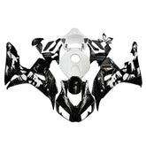 Black and White Fairing Kit For Honda CBR1000RR 2006-2007
