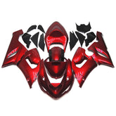 Red Fairing Kit For Kawasaki ZX-6R 2005-2006