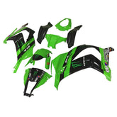 Kawasaki ZX-10R 2011-2015 Green Claw Graphics Fairing Kit without Logos