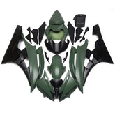 Green Black Fairing Kit For Yamaha YZF-600 R6 2006-2007
