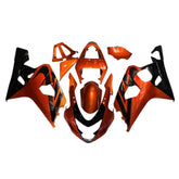 Orange Black Fairing Kit For Suzuki GSXR600/GSXR750 2004-2005