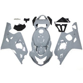 White Fairing Kit For Suzuki GSXR600/GSXR750 2004-2005
