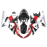 Red Black and White Fairing Kit For Suzuki GSXR1000 K1/K2 2000-2002