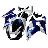 Blue and White Fairing Kit For Suzuki GSXR600/GSXR750 2001-2003