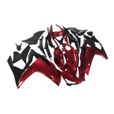 Black Red Fairing Kit For Yamaha YZF-600 R6 1998-2002