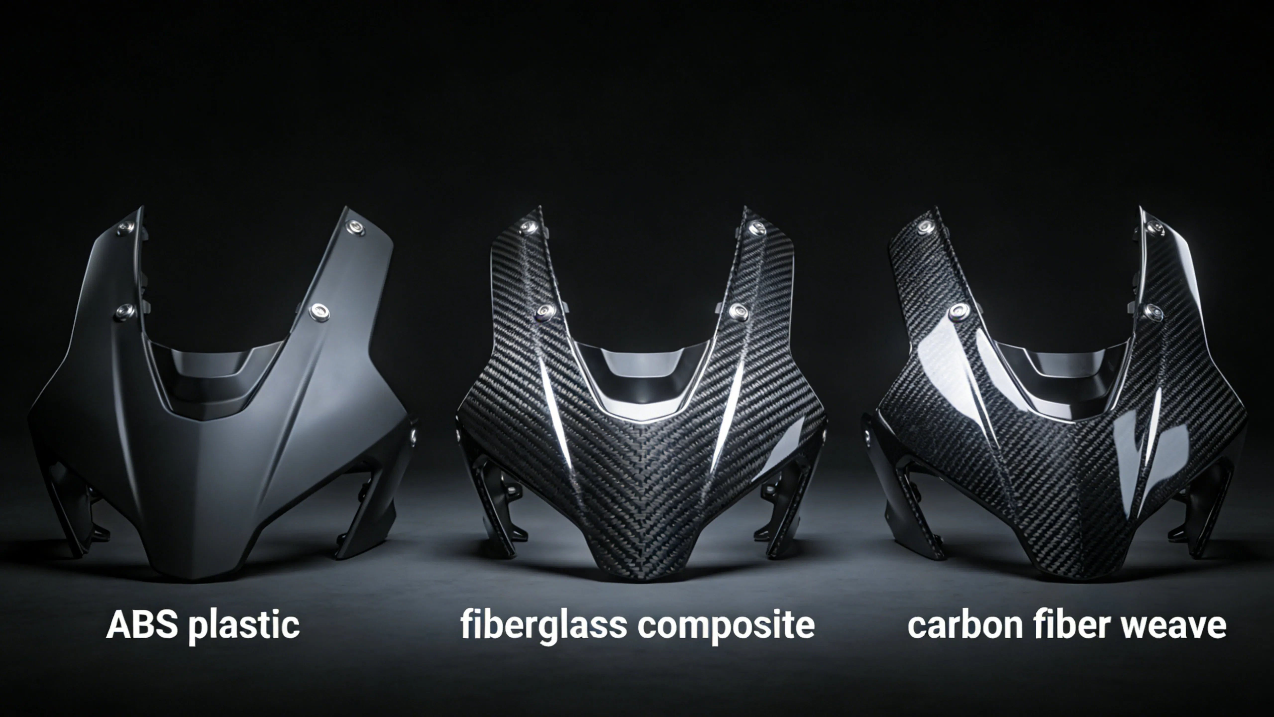 Motorcycle Fairing Material Guide: ABS vs Fiberglass vs Carbon Fiber