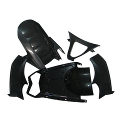 Kawasaki ZX-6R / 636 2003-2004 Plain White tail section fairing detail view 9