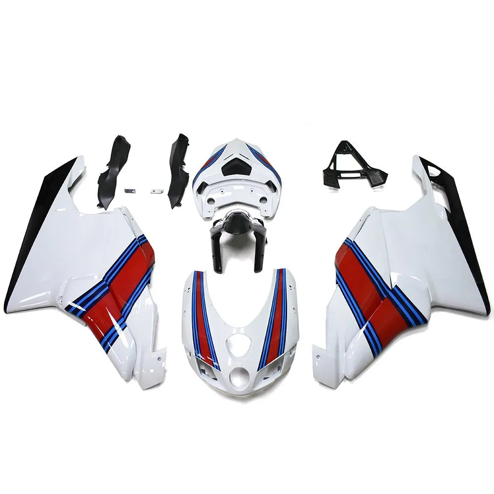 Red and White Fairing Kit For Ducati 999/749 single-seat 2005-2006