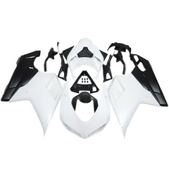 White and Black Fairing Kit For Ducati 1098/848/1198 2007-2011